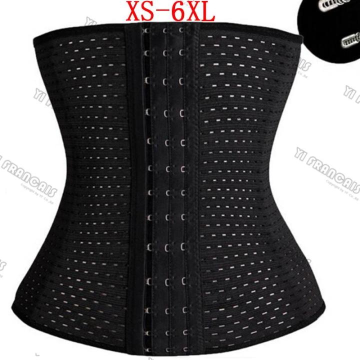 LKYBOA Plus Size S-6XL Magic Full Body Shaper Bodysuit Slimming Waist  Trainer Girdle Thigh Trimmer Weight Loss Corset (Color : Black, Size :  XXXXXX-Large) : : Clothing, Shoes & Accessories