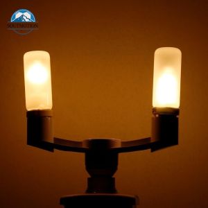 Lighting Accessories Portable E27 to 2E27 Bulb Base Adapter with Two Heads for Flexible Lighting Solutions 85-285V