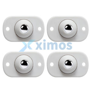 Xximos 4pcs/Set 360° Rotatable Ball Pulley Mini Swivel Universial Furniture Roller Wheel