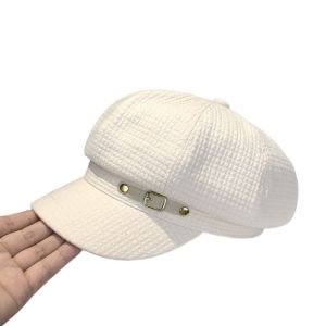 PURETEN Octagonal Newsboy Hat Fashion Designer Retro Berets Caps  Accessories Buckets Hat Women