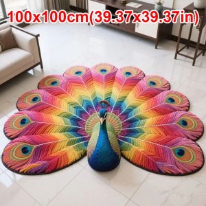 YESMILE Special-shaped Pea Carpet Soft Non-slip Bathroom Floor Mat Durable 40x40cm/60x60cm/80x80cm/100x100cm Door Gasket for Living Room Tea Table Bedside