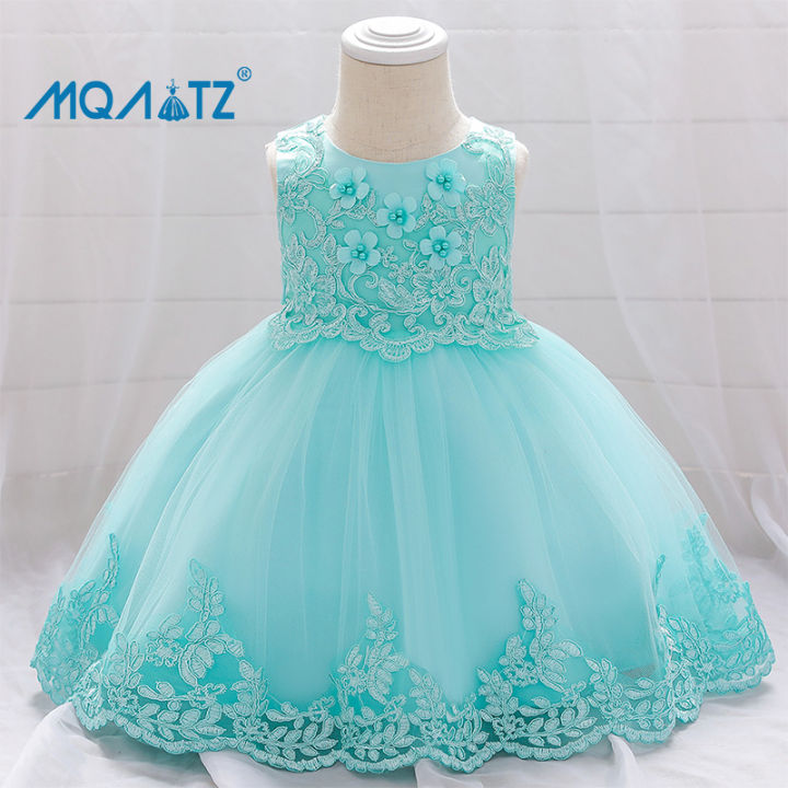 MQATZ Flower Baby Girl Dress Birthday Kids Clothes Pearl Princess Dress  Ball Gown Party Dresses 0-24 Month Christening Children's Clothing L5097XZ  | Lazada PH
