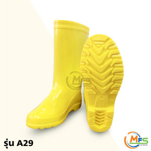 ถูกสุด! ล็อตใหม่ รองเท้าบูทกันน้ำ รุ่น A29 สีหวาน สูง12.6นิ้ว ตรากล้องยาสูบ PIPIES ผลิตจากยาง PVC คุณภาพดี เหมาะสำหรับงานทั่วไป