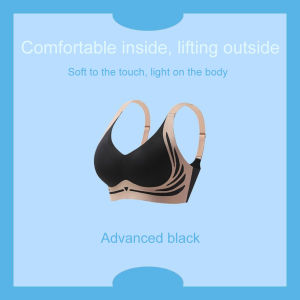 XUNDD Soft Support Small Chest Gathered Seamless Bra Women Non-wired Comfort Thin Cup Bra Lingerie