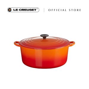 Le Creuset Cast Iron Round French Oven 30cm Classic (Flame)