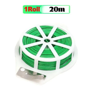 Dizoey 300M Multifunctional Plastic Steel Twist Ties Reusable Flower Plant Climbing Support Strap Tie Garden Self-cut Cane Fixed Wire String