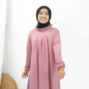 Gamis anak maryamn crinkle flow usia 3 s/d 14 tahun