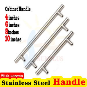 5PCS Solid Bar Stainless Steel Kitchen Drawer Pulls & Cabinet Handles