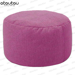 Ghế túi đậu bằng vải lanh OTAUTAU với nhân nhồi ghế đệm chân ghế Ottoman ghế Futon tròn Tatami đồ nội thất thư giãn
