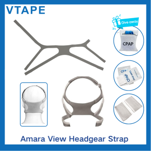 CPAP Amara View Headgear tali penggantian Headgear tali untuk bantal hidung Universal CPAP Mask wajah penuh (2 pek)