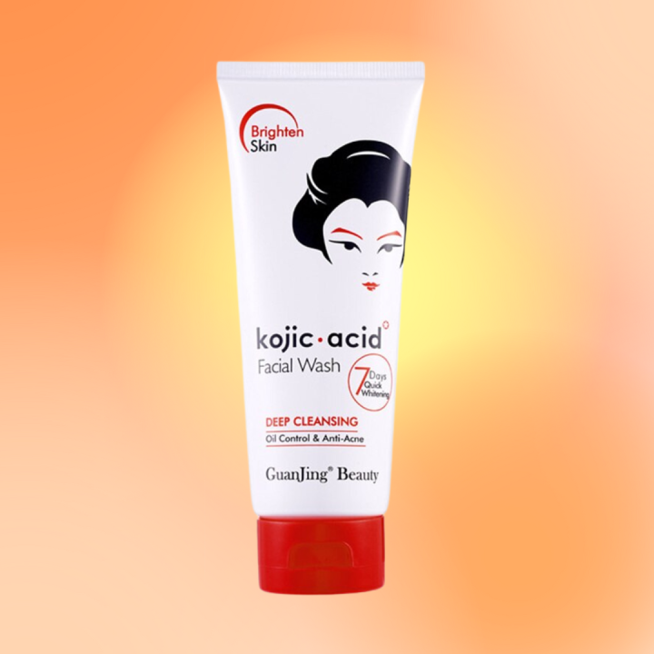 KOJIC ACID Facial Wash 7 days Quick Whitening Deep Cleansing Oil ...