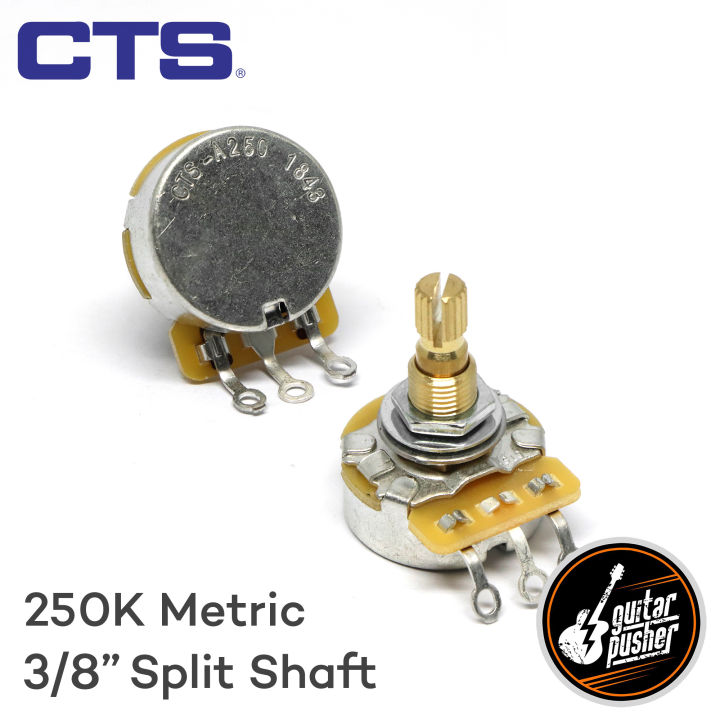 Potencjometr CTS 250K Audio Vintage Taper (krótki) - Guitar Parts Center - Foto 9