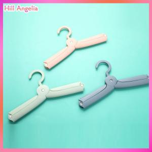 [Hill Angelia] Mini Travel Foldable Closet Clothes Hanger Home Portable Windproof Non-slip Rack
