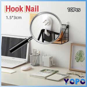 YP Photo Frame Seamless Nails Wall Mount Picture Frame Hook Clock Frame Plastic Nail 10pcs