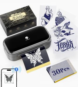 Phomemo TP31 Wireless Portable Tattoo Stencil Printer with 30pcs Transfer PaperGreat For Artists & Beginners