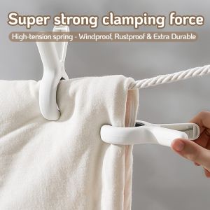 Heavy Duty Plastic Clips Windproof Non Slip for Drying Quilts Beach Towels and Heavy Clothing