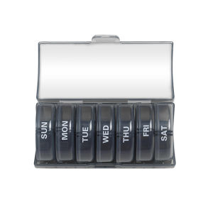 14 Grids Portable Pill Box AM/PM Medicine Box 7 Days Pill Storage Box Weekly Detachable Pill Case