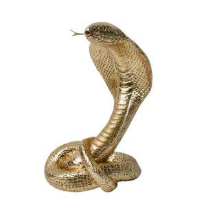 Table Ornament Resin Cobras Statues Snake Figurines Sculptures Tabletop Centerpieces for Living Room Bedroom Decors