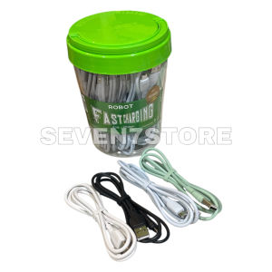 Robot Kabel Data 2.4A Fast Charging RBC100 USB-C MIRCO SD ( 20 PCS )