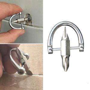 Multifunctional Convenience Pocket Flathead Screwdriver Keychain Perfect For Quick Fixes Everyday Tasks On The Go Repair