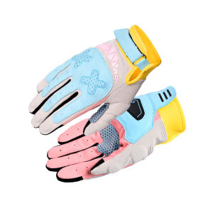 Marshmallow Motorcycle gloves breathable drop resistant gloves for men and women