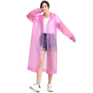 Hooded Rain Coat Women Men Impermeable Thickened Waterproof Tourism Outdoor Hiking Rain Poncho Outdoor Products