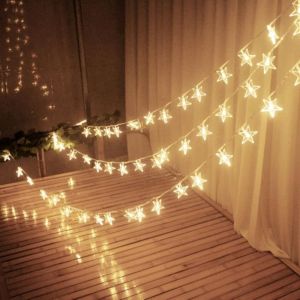 [HCM]Đèn Led Chống Nước Xài Pin AA- Bóng Đèn Led Ngôi Sao Không Chớp Nháy Decor Trang Trí Quấn Cây Noel Tiệc Tết Dã Ngoại Rẻ Đẹp