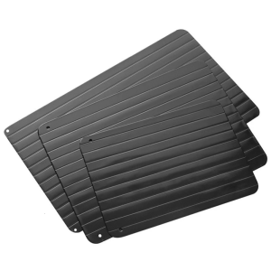 Aluminum Thawing Tray For Frozens Fish Beef Pork Chicken Rapid Thawing Plate Fast Defrosting Board Kitchen Tool