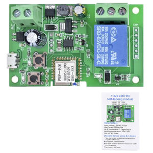 Diydeepen Sonoff Ewelink โมดูลสวิตซ์ไร้สาย โมดูลสวิตซ์ รีเลย์ wireless wifi DC 5V และ AC DC 7-32V บ้านสมาร์ท ล็อคประตู tuya 433mhz รีโมท ประตูโรงรถ ประตู รีโมทคอนโทรล การควบคุม APP บนมือถือ ประตูม้วน ประตูโรงรถ หลอดไฟ ประตูลิฟต์ ชีวิตอัจฉริยะ