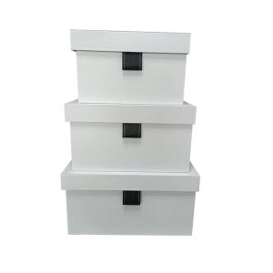 FFBH Clothes Storage Leather Storage Clothing Bin Minimalist Handicrafts Container Home Multifunctional Clothing Organizer 7P3H9