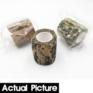 【Local delivery】 3PCS/Set Waterproof Polyester Camouflage Camo TapGreen For Hunting Campling Hiking Outdoor Sport Camera Vlogging Equipment Accesories Emblem Outfit Stealth Tape