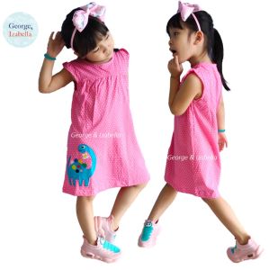 George & Izabella - Girl Cotton Dress/ Kids Dress/ Girl Clothing/ Baju Budak Perempuan