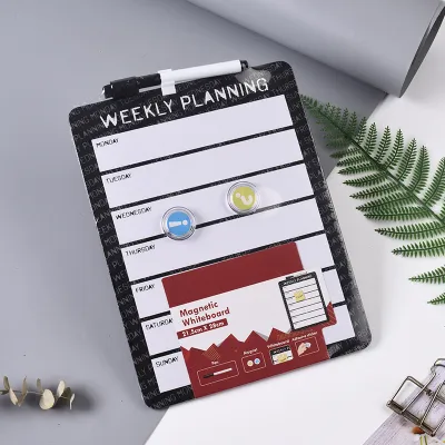 Magnetic Weekly Planner and Message Reminder notes self Adhesive Magnetic Board