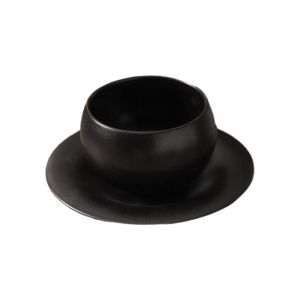 DITIPOO Gốm sứ Bộ cốc cà phê Phong cách Nhật Bản 300ml Cốc sữa Đồ uống Kết cấu mờ Cốc cà phê Cà phê cappuccino