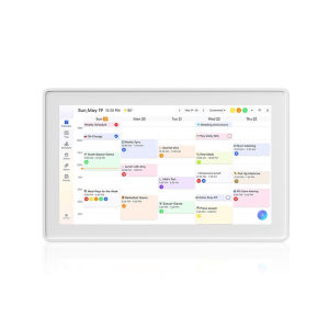 MeeGoo Multifunctional Smart Calendar Digital Photo Frame with Family Collaboration Calendar Sync WiFi Touchscreen IPS Display Chore Tracker 15.6 inch