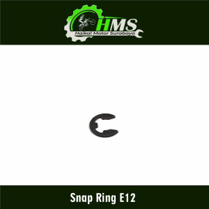 Snap Ring E12 (Harga Per 1 PCS) - Kancingan Kancing Circlip Klip Pengunci Jepit Capitan Ganda