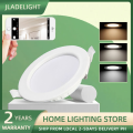 LED Ultrathin Recessed Pin Lights Panel Ceiling Light Downlight  White/Warm/3 Color  Company Restaurant Living Room Aisle Light  JLADELIGHT. 
