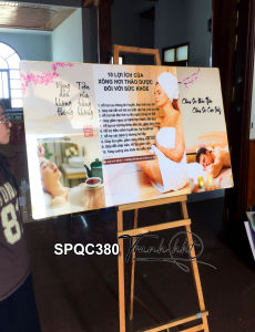 Tranh spa đả thông kinh lạc Tranh Spa Dưỡng Sinh điều trị 10 lợi ích của xông hơi thảo dược tráng gương SPQC380