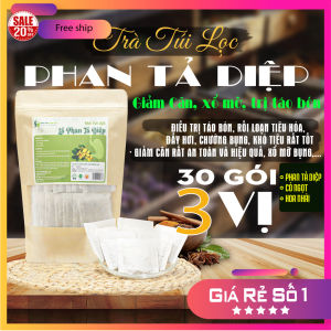 (Giảm Cân táo bón đầy hơi) Trà Túi Lọc Lá Phan Tả Diệp 60g (20gói x 3g) Công Ty TNHH Dược Liệu Hồng Lan