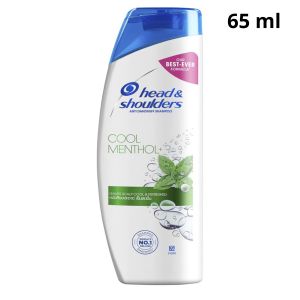 แชมพู เฮดแอนด์โชว์เดอร์ แชมพูขจัดรังแค สูตรเย็น คูล เมนทอล แอปเปิ้ล เฟรช สมูธแอนซิลกี้ ขนาดพกพา Head & Shoulders 65 มล.