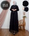 Gamis Brukat Jumbo /dress jumbo brukat full mix tile warna moka hitam navy biru ld 100 110 120 130 140 ukuran L XL XXL 3XL 4XL / gamis jumbo model terbaru / gamis pesta jumbo. 