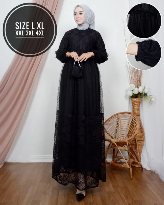 Gamis%20Brukat%20Jumbo%20/dress%20jumbo%20brukat%20full%20mix%20tile%20warna%20moka%20hitam%20navy%20biru%20ld%20100%20110%20120%20130%20140%20ukuran%20L%20XL%20XXL%203XL%204XL%20/%20gamis%20jumbo%20model%20terbaru%20/%20gamis%20pesta%20jumbo%20-%20Image%204