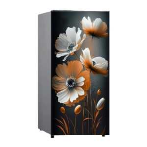Stiker kulkas 1pintu dan 2 pintu Motip Bunga ( COD ) Fly Star Store