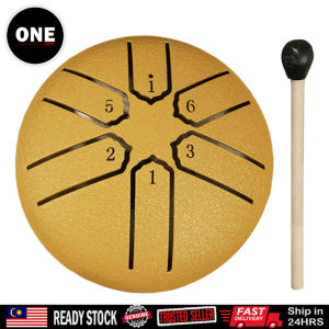 6-tone Steel Tongue Drum Mini Hand Drum Meditation Rain Drum Ethereal Beginner Childrens Instrument