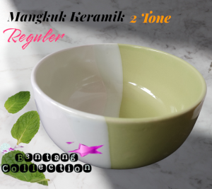 Mangkuk Keramik Mangkuk Ramen (2 Tone).1 Pcs