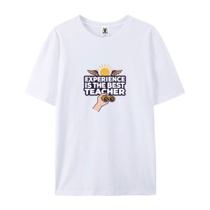 Mens Plus Size Graphic Crew Neck Sports T-Shirt OM149