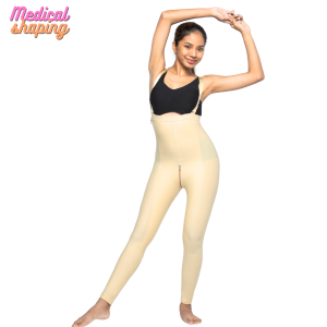 Medical shaping ชุดกระชับหลังดูดไขมัน  เอว พุง สะโพก ต้นขา น่อง ขายาว ซิปข้างเป้า ซิปเป้า กางเกงกระชับต้นขา