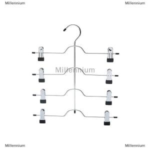 [COD] Millennium 6-Tier Skirt Pants Shorts Hangers Space Saving No Slip Storage Metal Skirt Rack