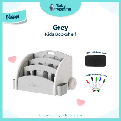 Babymommy👶Baby 3in1 Bookshelf Storage Rack Rak Buku Penyimpanan Mainan Kanak-Kanak Multifunctional Kids Storage 儿童书架储物架