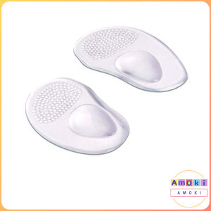 Amoki Womens Shoes Non-slip Anti-pain Insole High-heeled Insole Silicone Forefoot Pad
